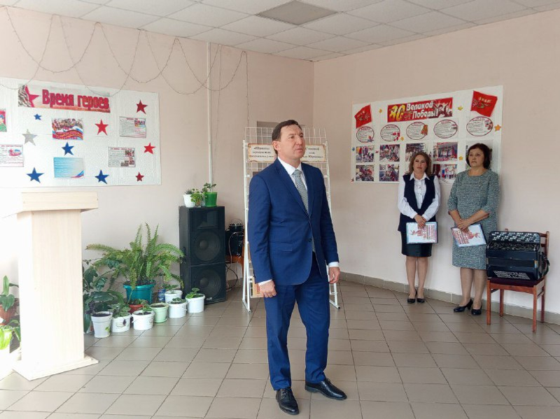 В Бала-Четырмане состоялось открытие именного избирательного участка