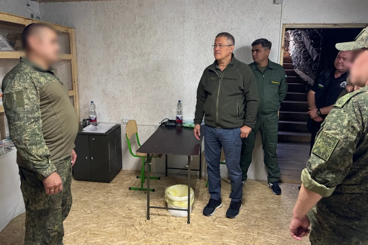 Радий Хабиров в зоне СВО проведал бойцов из Башкирии