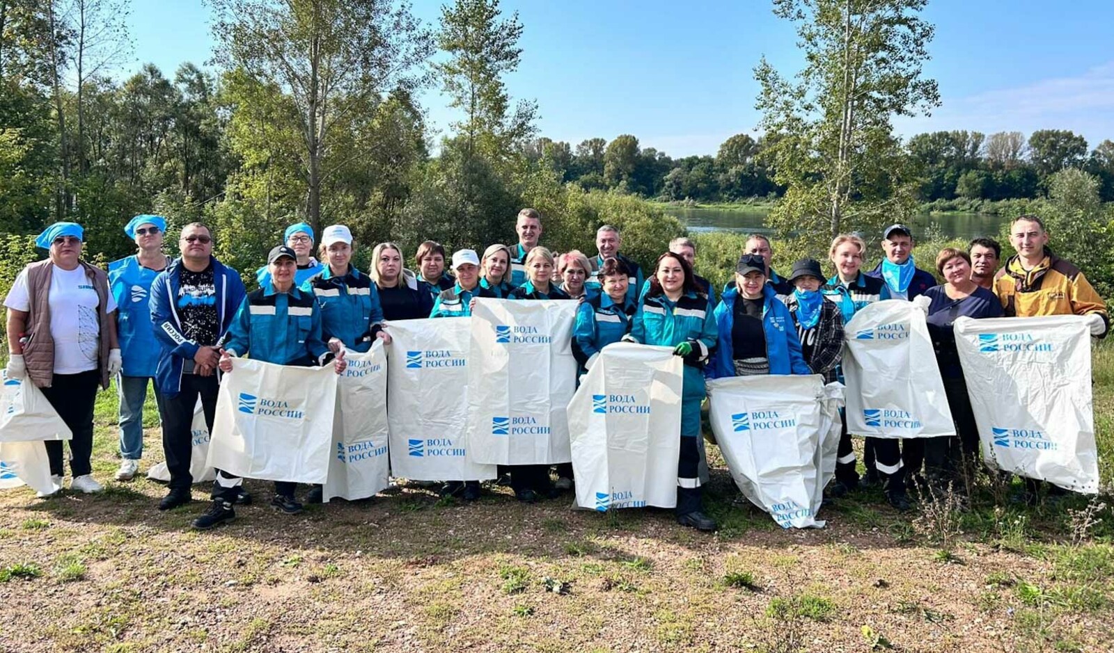 В Благовещенском районе Башкирии прошел субботник «Берег добрых дел»