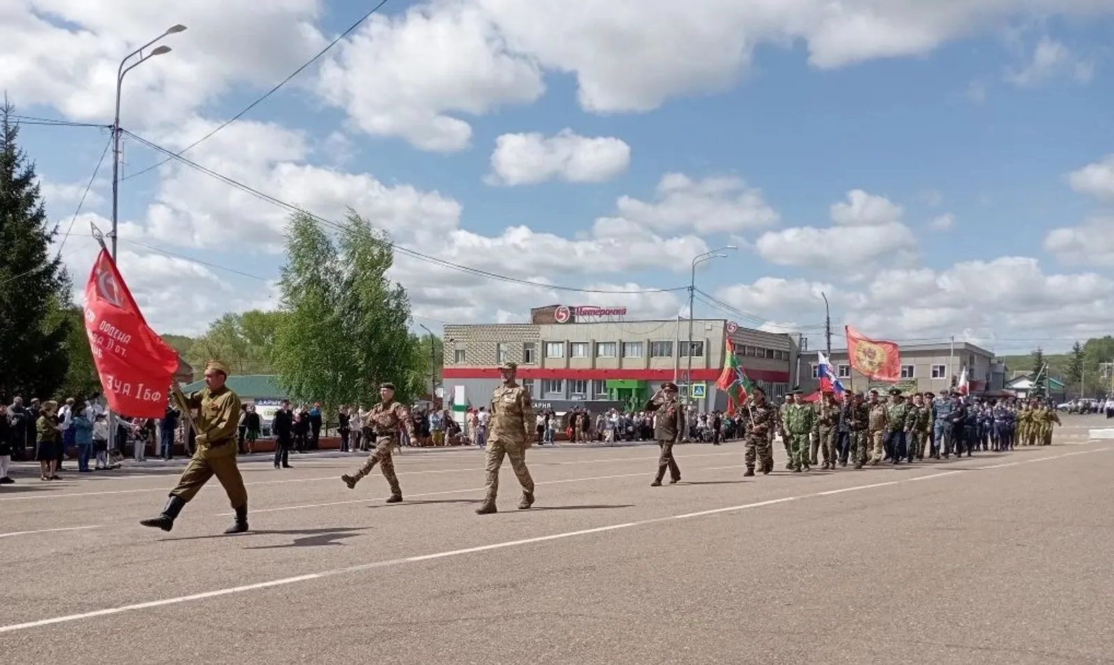 В Фёдоровском районе прошел парад, посвящённый 81-й годовщине Великой Победы
