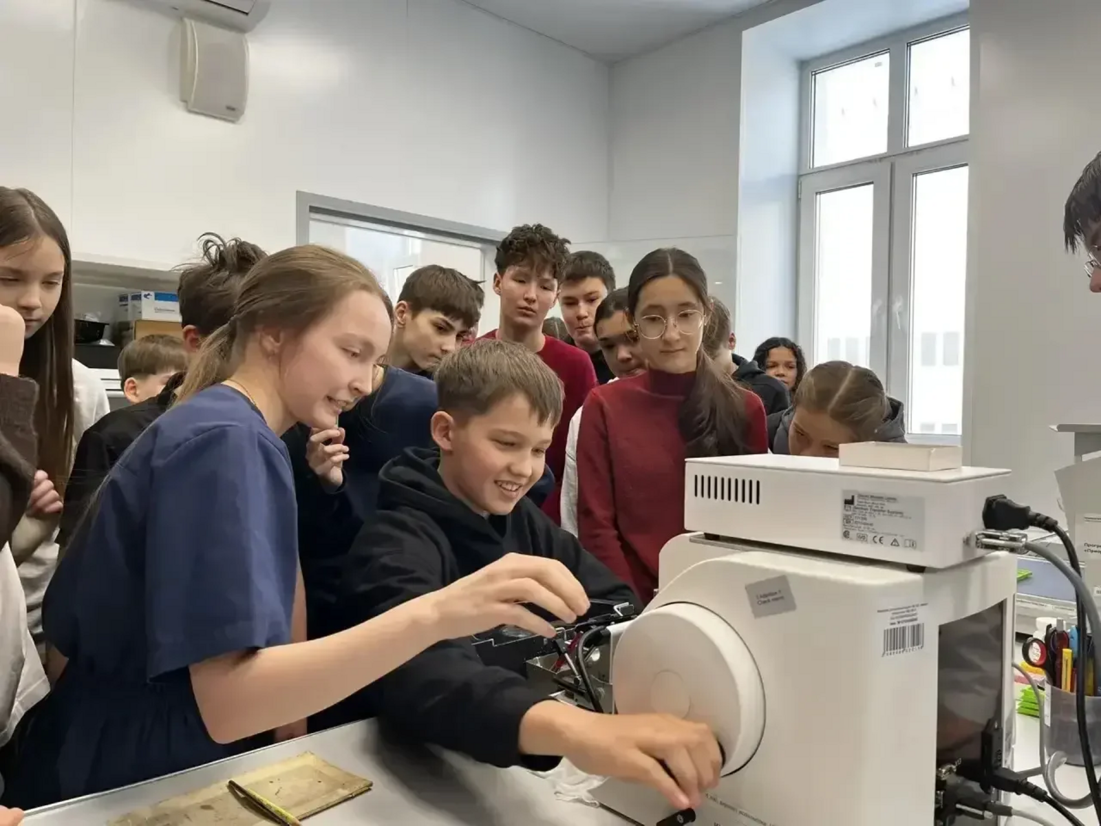 Школьники прошли по научному маршруту в  Межвузовском студенческом кампусе