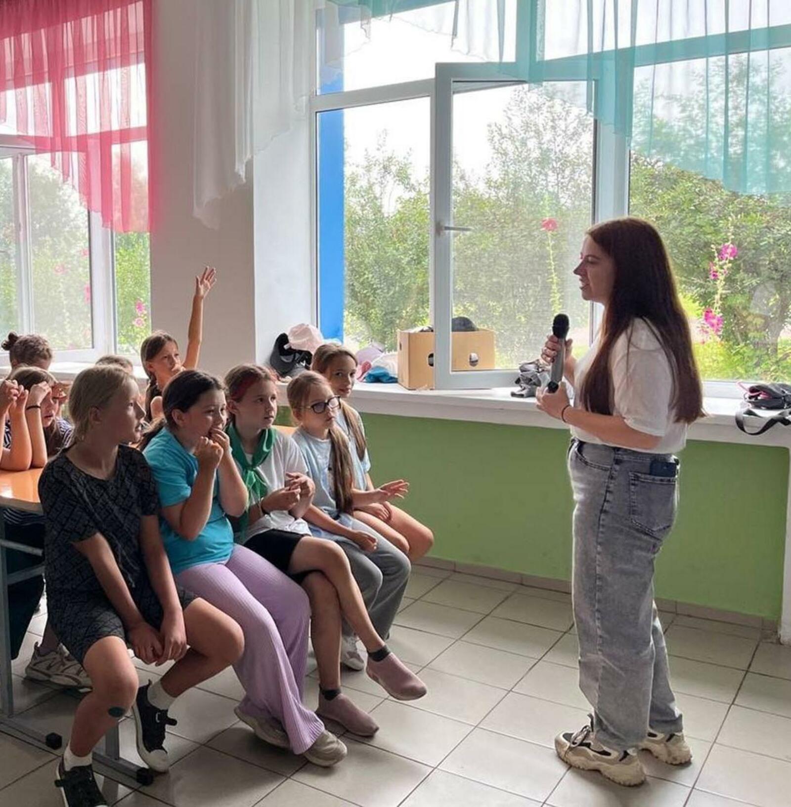 В лагере «Дружный» в Башкирии для детей провели экоурок «Чистая планета»