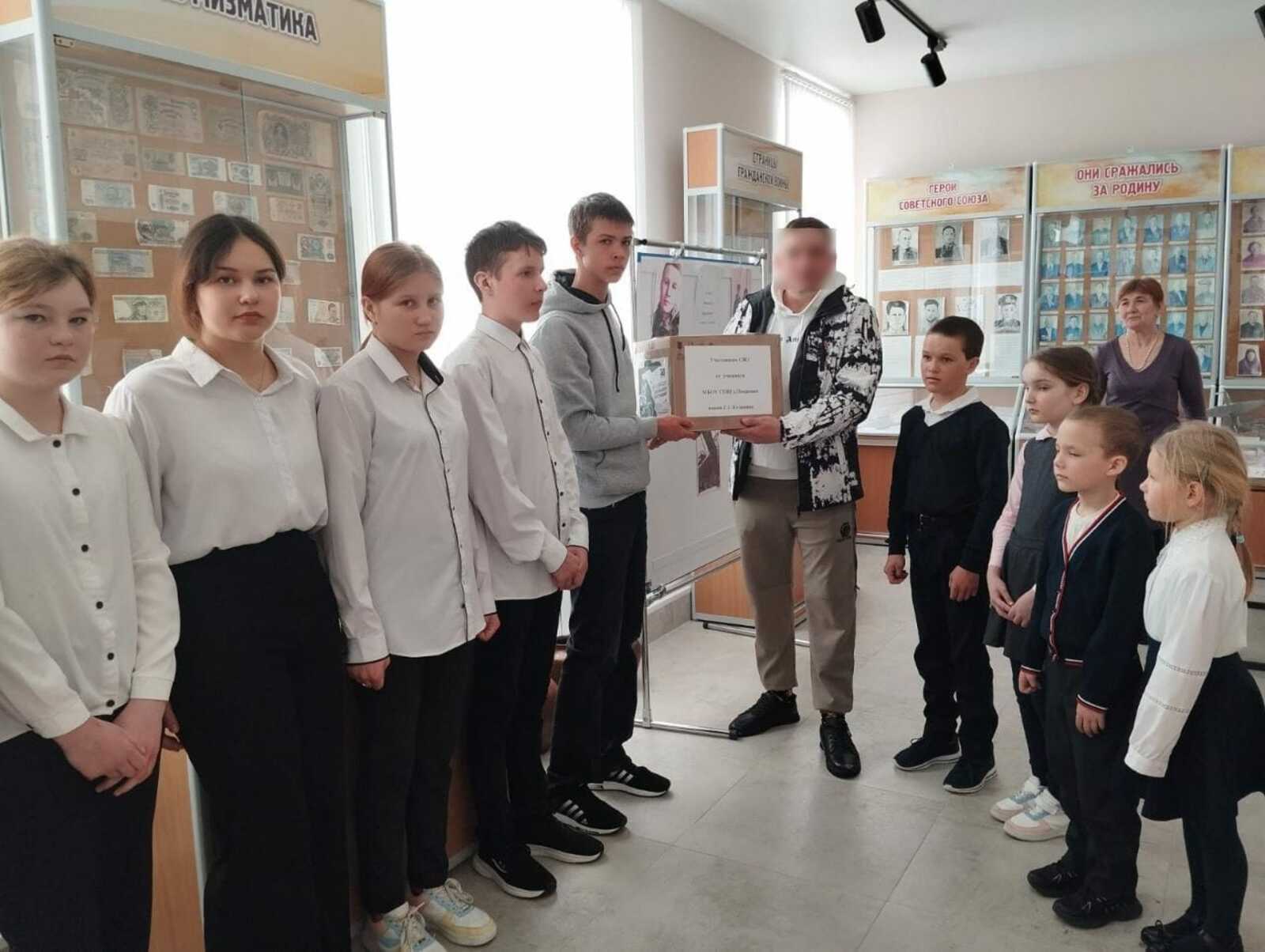 Участник СВО из Фёдоровского района с удовольствием  навестил родную школу