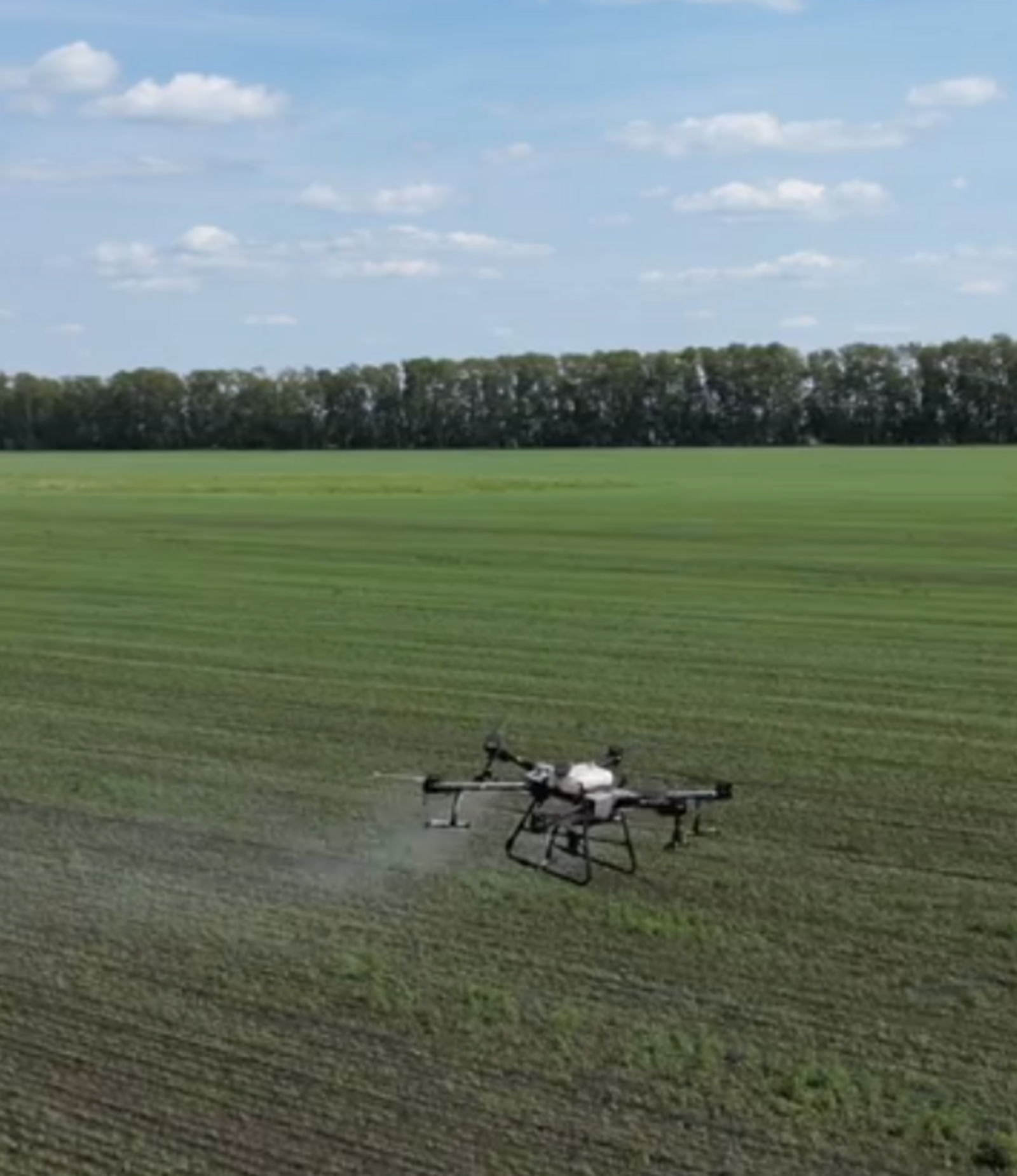 В Башкортостане на химпрополке сельхозкультур активно используют дроны