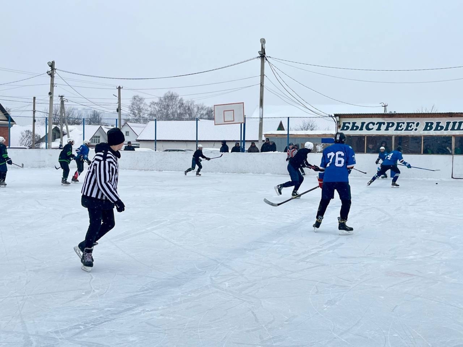 В Уфимском районе состоялся хоккейный турнир