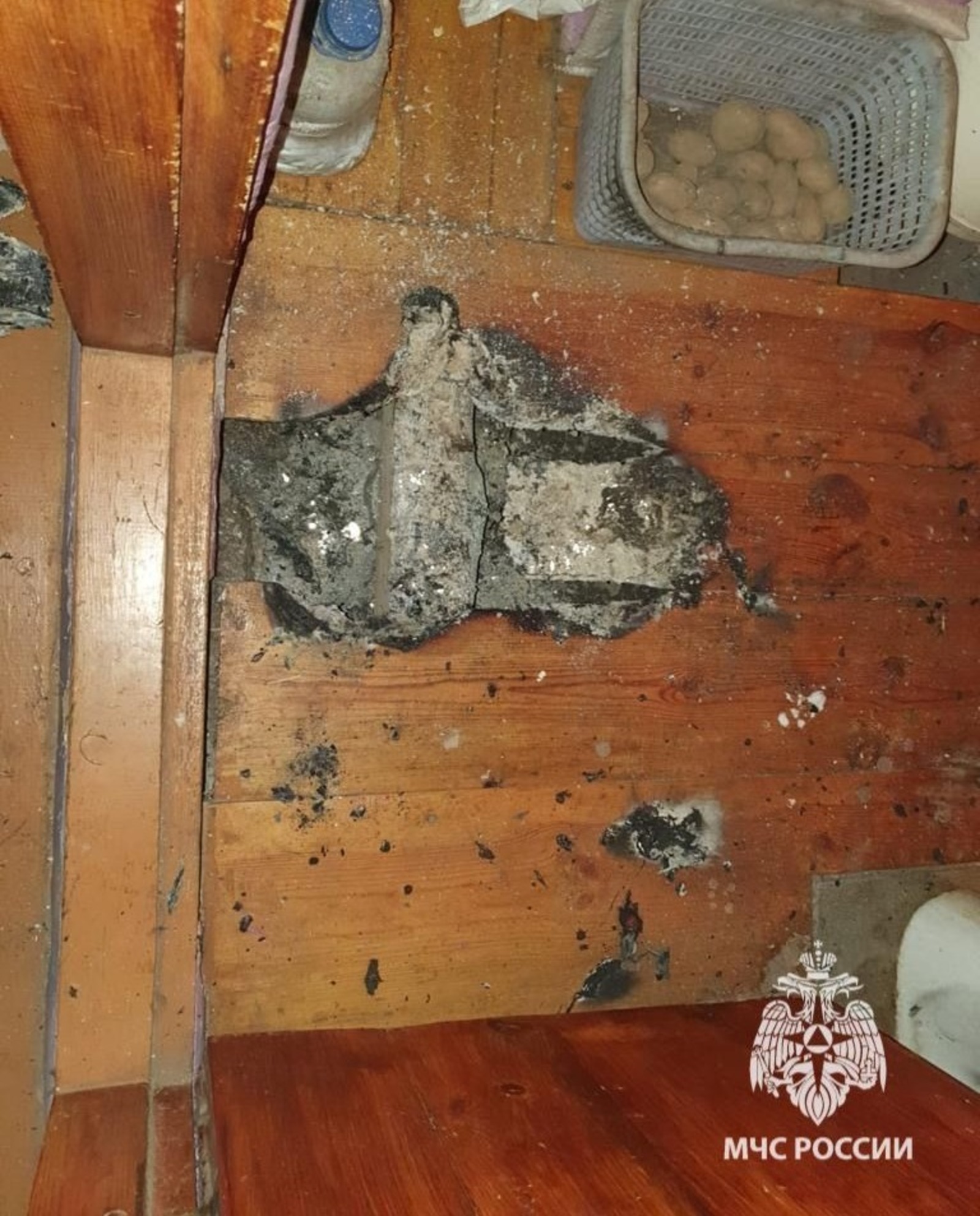 В Башкирии в жилом доме нашли обгоревшее тело мужчины