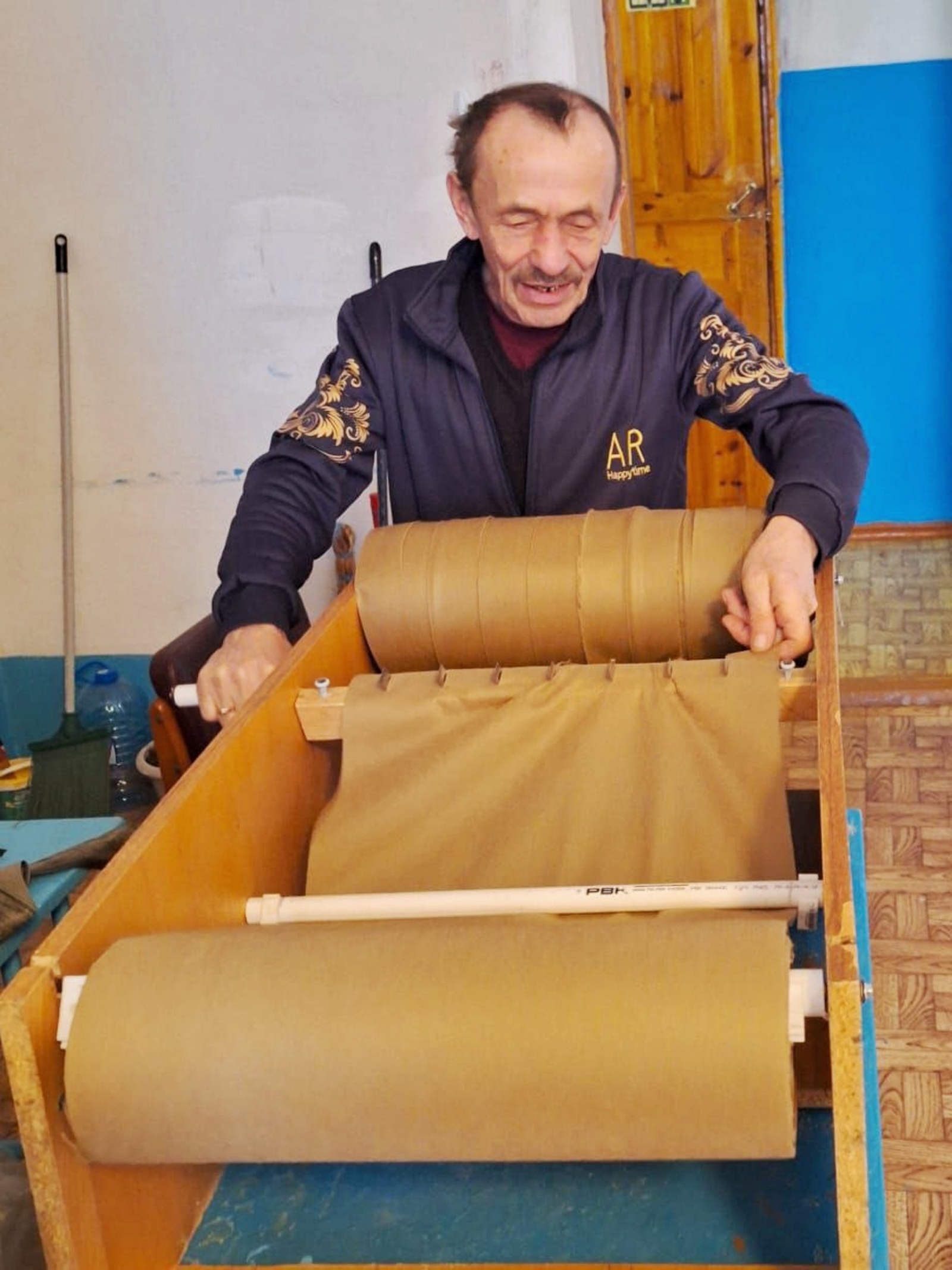 Сельский умелец придумал станок